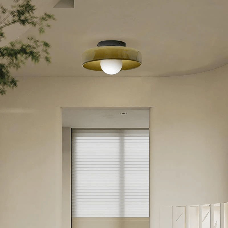PureLoop - Plafoniera Moderna in Vetro – lampada design da parete di Luximode