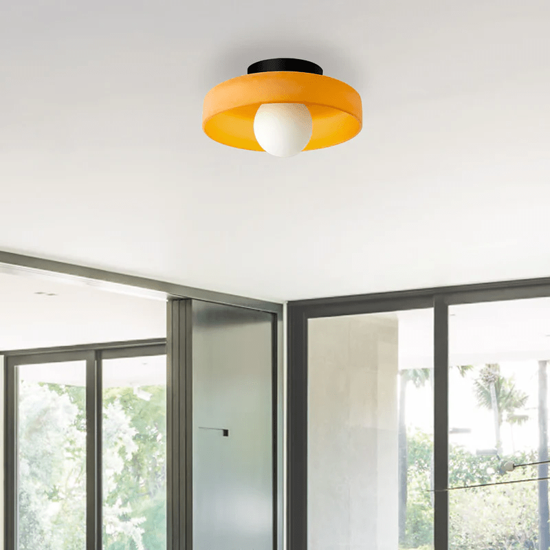 PureLoop - Plafoniera Moderna in Vetro – lampada design da parete di Luximode