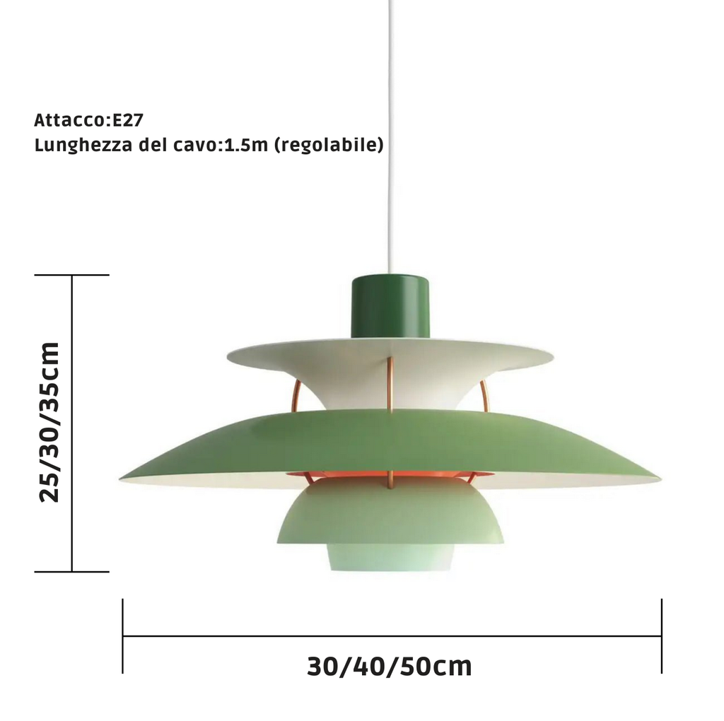 AuraFall - Lampada a Sospensione Nordica