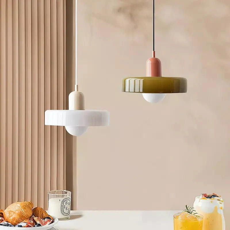 NordicLuxe - Lampadario a sospensione in vetro nordico – lampada design da parete di Luximode