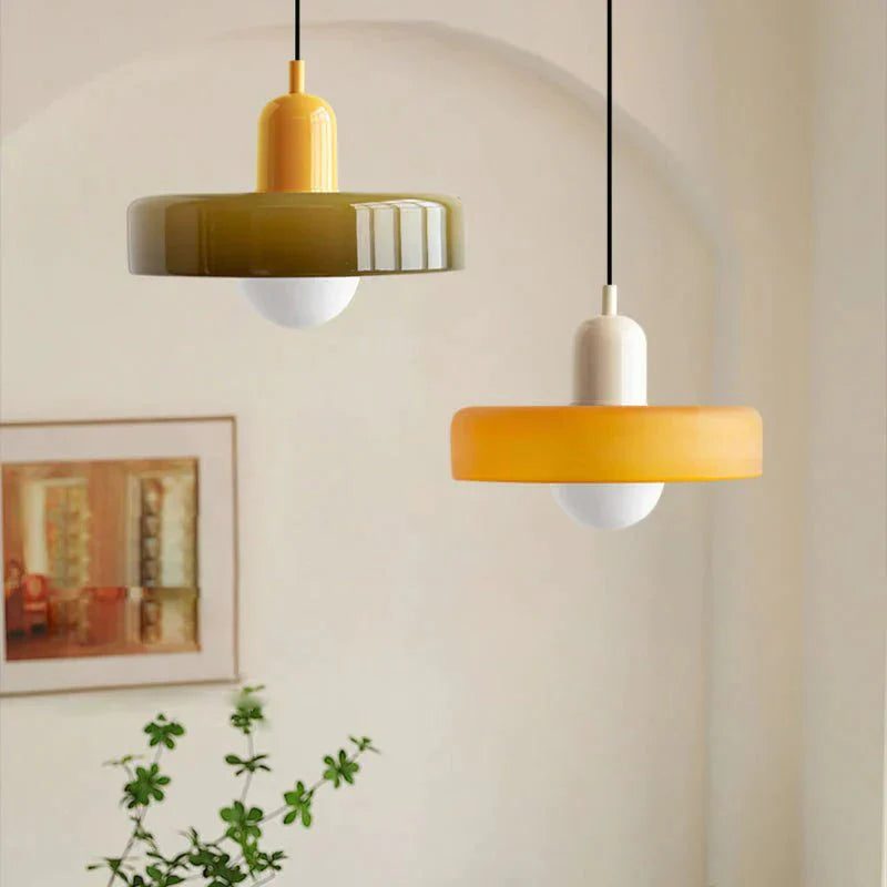 NordicLuxe - Lampadario a sospensione in vetro nordico – lampada design da parete di Luximode