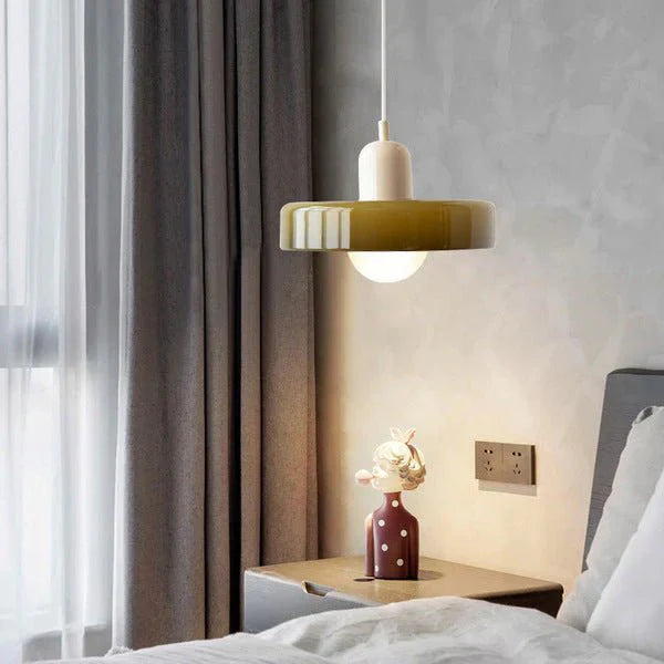 NordicLuxe - Lampadario a sospensione in vetro nordico – lampada design da parete di Luximode