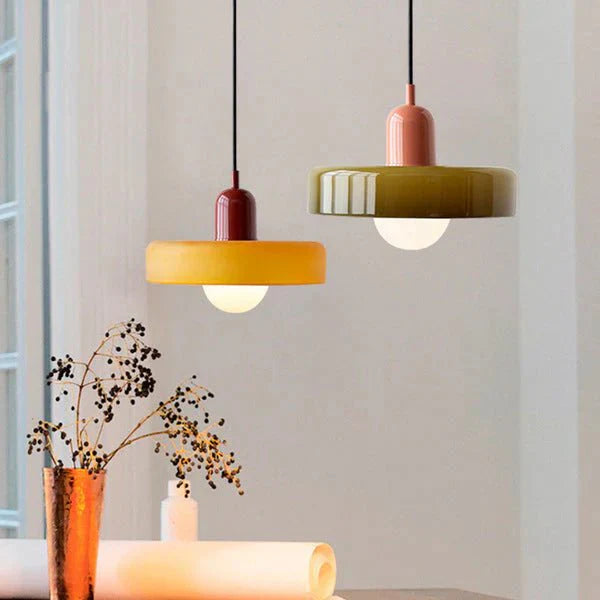 NordicLuxe - Lampadario a sospensione in vetro nordico – lampada design da parete di Luximode