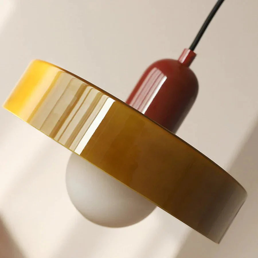NordicLuxe - Lampadario a sospensione in vetro nordico – lampada design da parete di Luximode